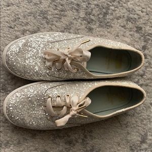Kate Spade size 7 glitter Keds